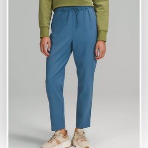 Lululemon 7/8 Blue Joggers Drawstring Size 0 Stretch High Rise Pant